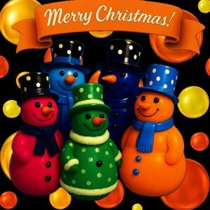 Vibrant XMas Coasters